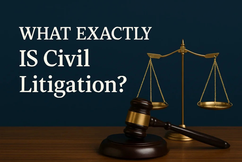 What Exactly Is Civil Litigation?